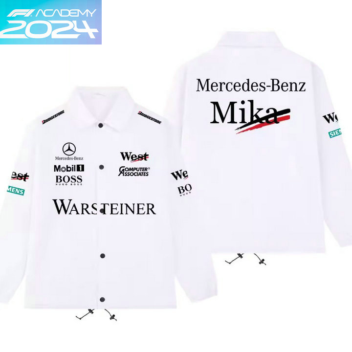 Veste Mercedes F1 Boss Team Mika 2024 Surchemise Homme